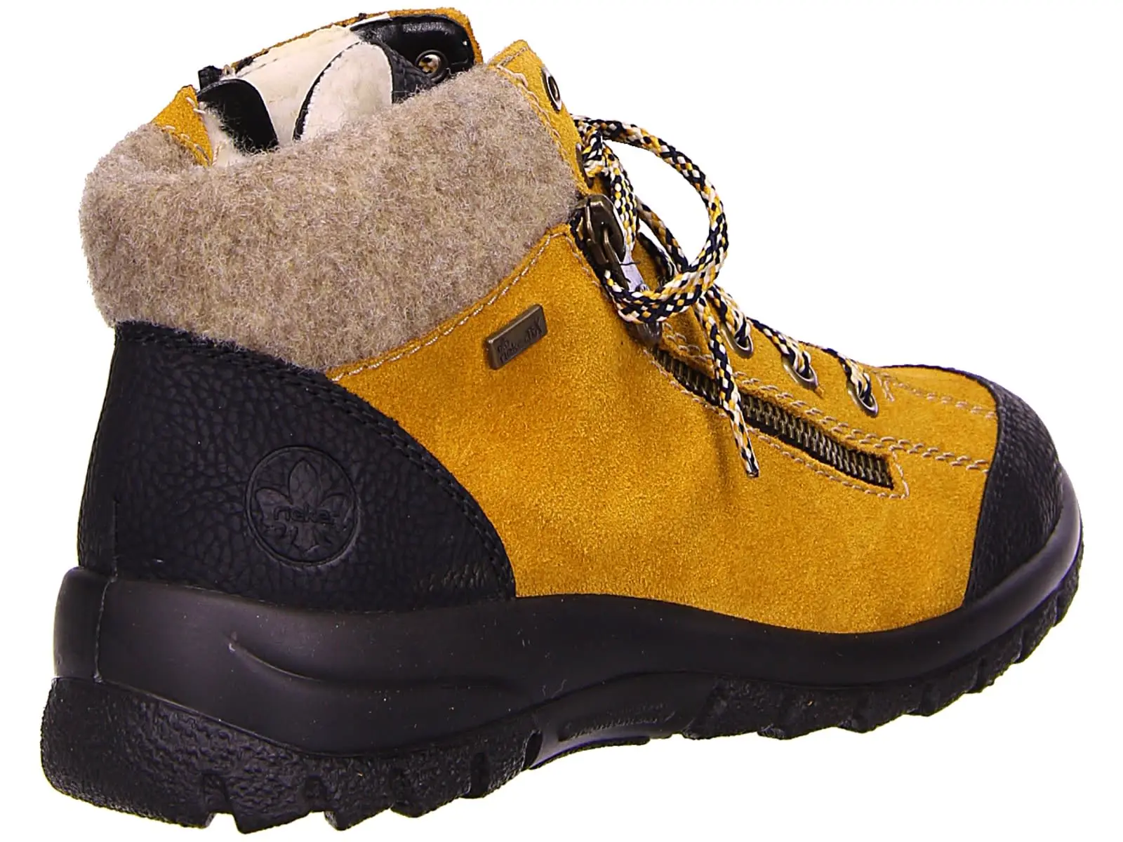 Rieker Schnürstiefel In Gelb 4 Rieker Schnürstiefel In Gelb – Bild 2