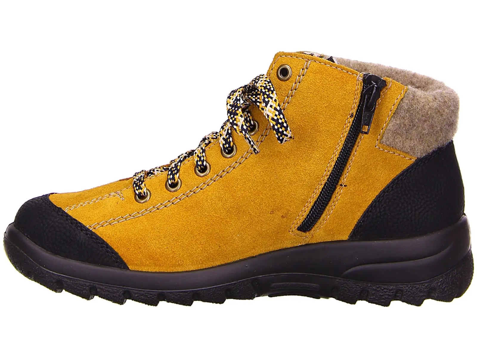 Rieker Schnürstiefel In Gelb 6 Rieker Schnürstiefel In Gelb – Bild 4