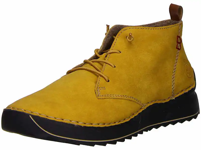 Rieker Schnürstiefel In Gelb 3 Rieker Schnürstiefel In Gelb
