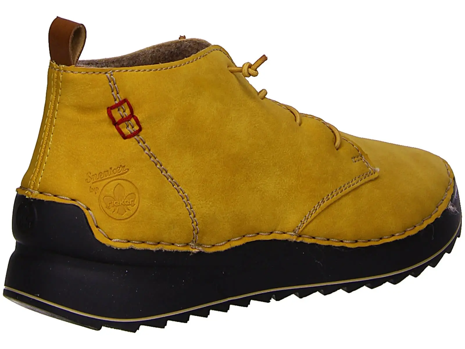 Rieker Schnürstiefel In Gelb 4 Rieker Schnürstiefel In Gelb – Bild 2