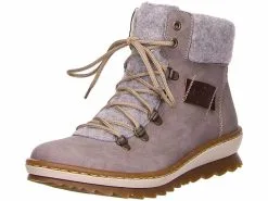 Rieker Schnürstiefel In Grau