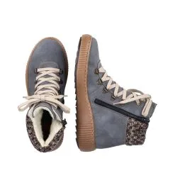 Rieker Schnürstiefel In Jeans/terra/wine 9 Rieker Schnürstiefel In Jeans/terra/wine -Rieker rieker schnurstiefel in jeans terra wine 3