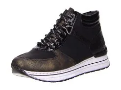 Rieker Schnürstiefel In Schwarz