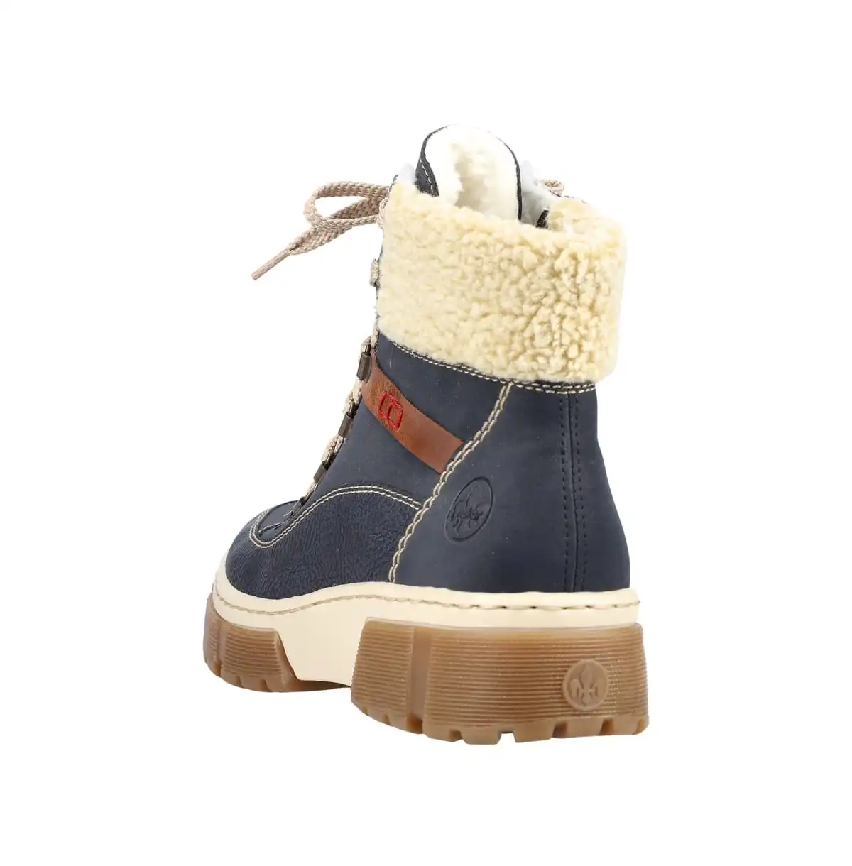 Rieker Schnürstiefelette Schnürstiefelette In Pazifik/pazifik/mogano/beige 4 Rieker Schnürstiefelette Schnürstiefelette In Pazifik/pazifik/mogano/beige – Bild 2