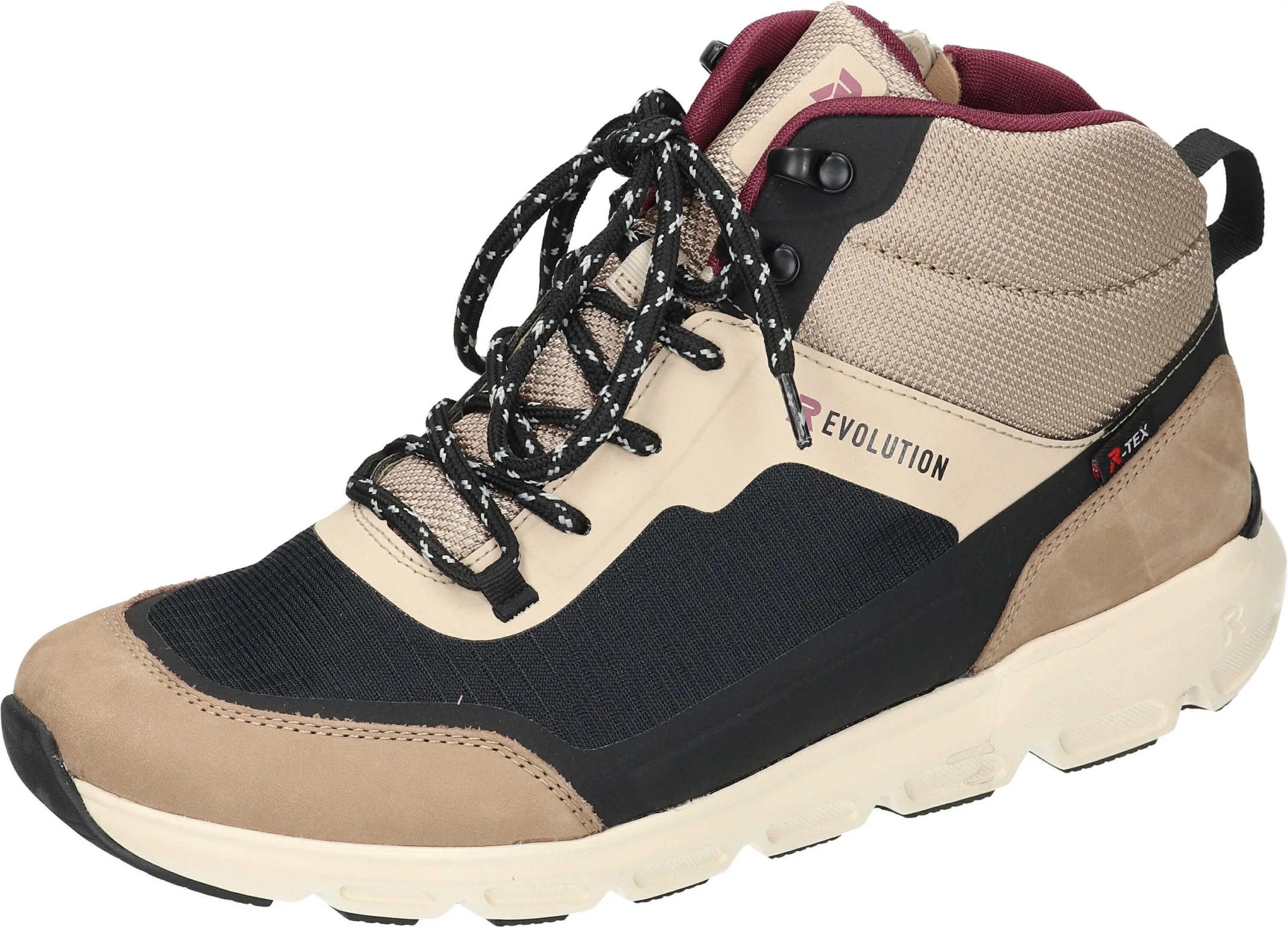 Rieker Schnürstiefeletten, Freizeit Stiefeletten In Camel/negro/schwarz/lehm/lehm 3 Rieker Schnürstiefeletten, Freizeit Stiefeletten In Camel/negro/schwarz/lehm/lehm