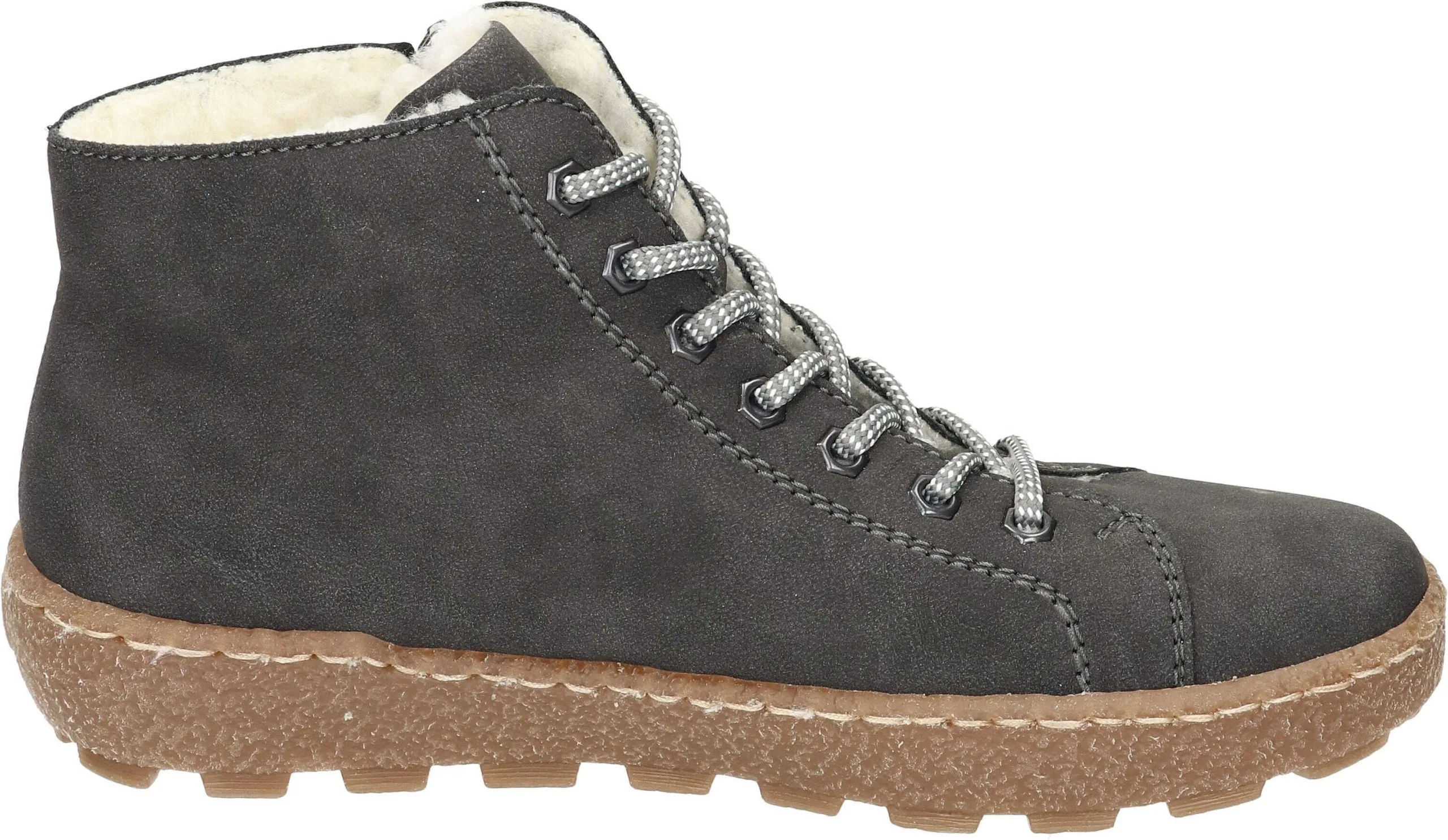 Rieker Schnürstiefeletten In Anthrazit 6 Rieker Schnürstiefeletten In Anthrazit – Bild 4