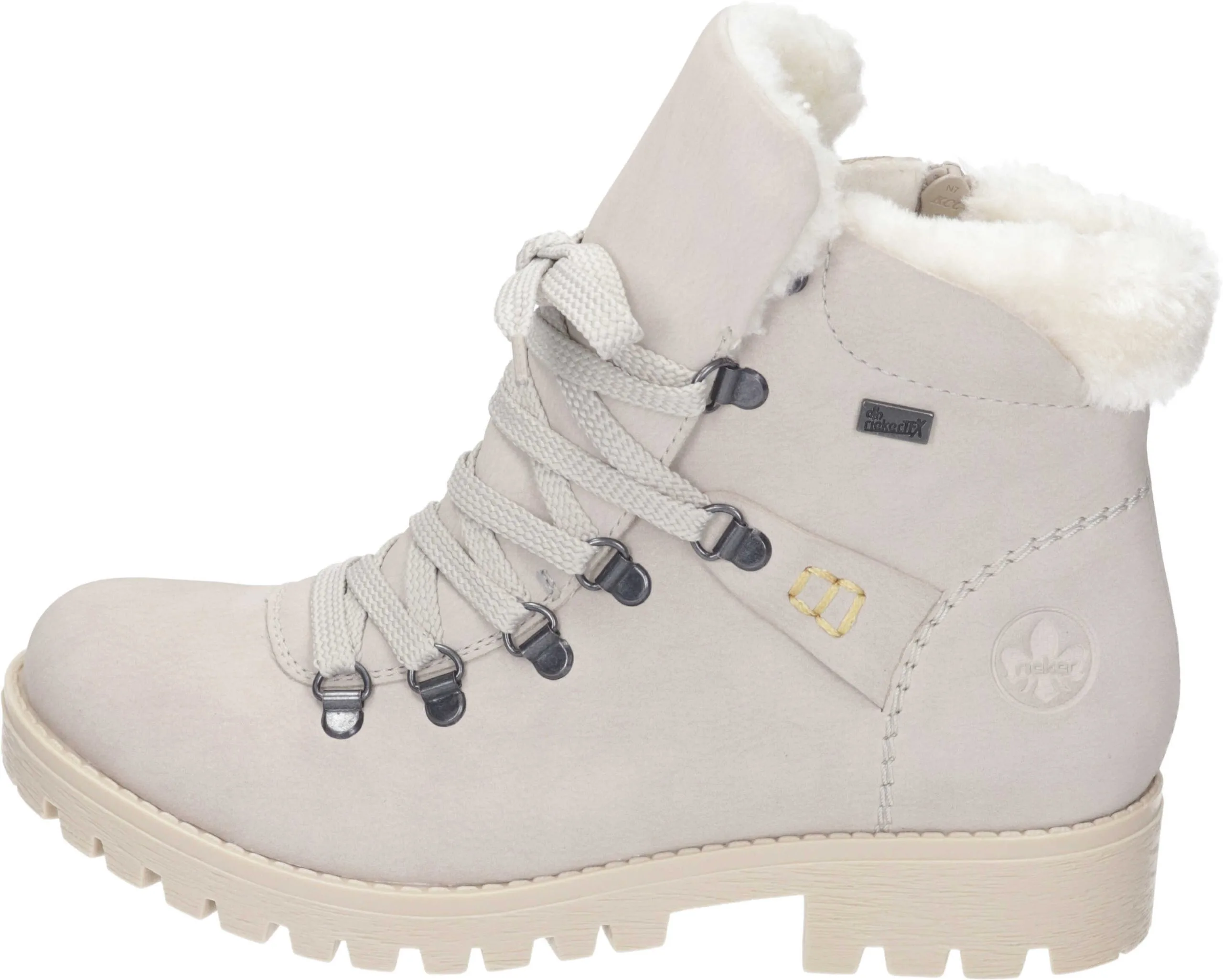 Rieker Schnürstiefeletten In Cliff/bianco 4 Rieker Schnürstiefeletten In Cliff/bianco – Bild 2