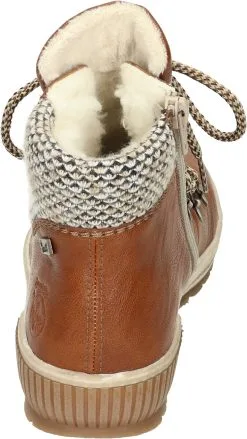 Rieker Schnürstiefeletten In Cuoio/schwarz-kiesel 12 Rieker Schnürstiefeletten In Cuoio/schwarz-kiesel -Rieker rieker schnurstiefeletten in cuoio schwarz kiesel 4