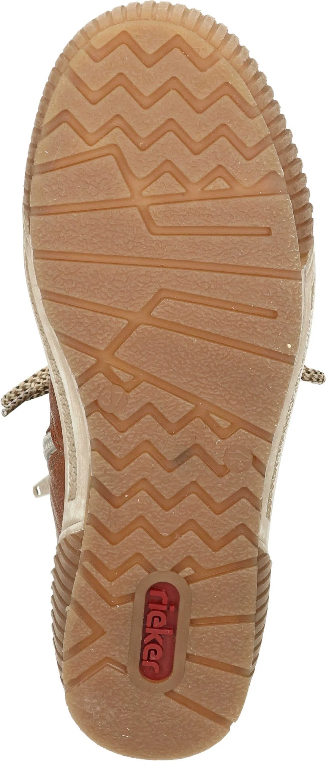 Rieker Schnürstiefeletten In Cuoio/schwarz-kiesel 8 Rieker Schnürstiefeletten In Cuoio/schwarz-kiesel – Bild 6