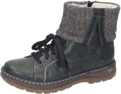 Rieker Schnürstiefeletten In Forest/graphit