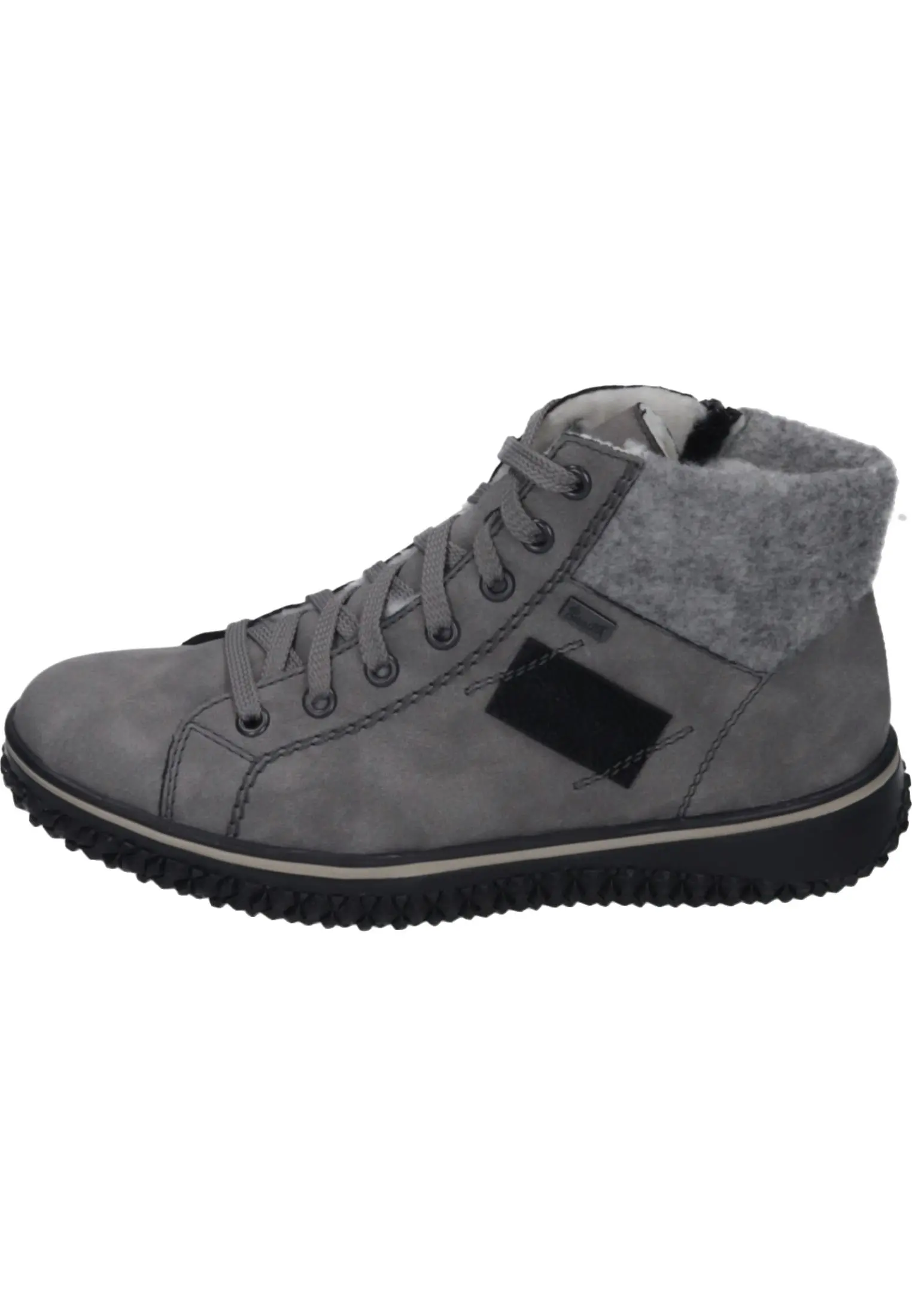 Rieker Schnürstiefeletten In Grey/fog/schwarz 4 Rieker Schnürstiefeletten In Grey/fog/schwarz – Bild 2