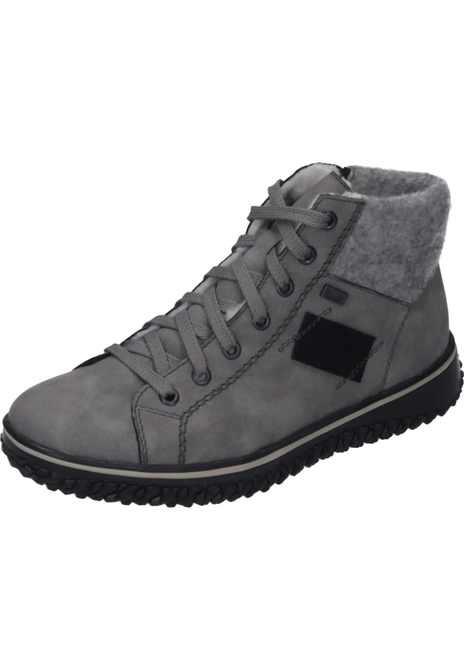 Rieker Schnürstiefeletten In Grey/fog/schwarz 9 Rieker Schnürstiefeletten In Grey/fog/schwarz – Bild 7