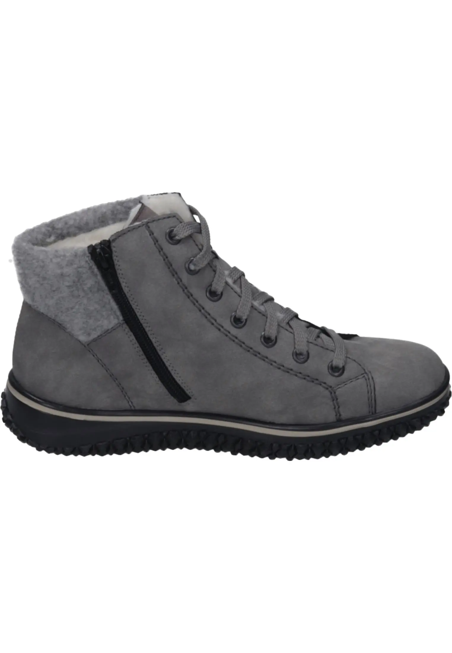 Rieker Schnürstiefeletten In Grey/fog/schwarz 12 Rieker Schnürstiefeletten In Grey/fog/schwarz – Bild 10