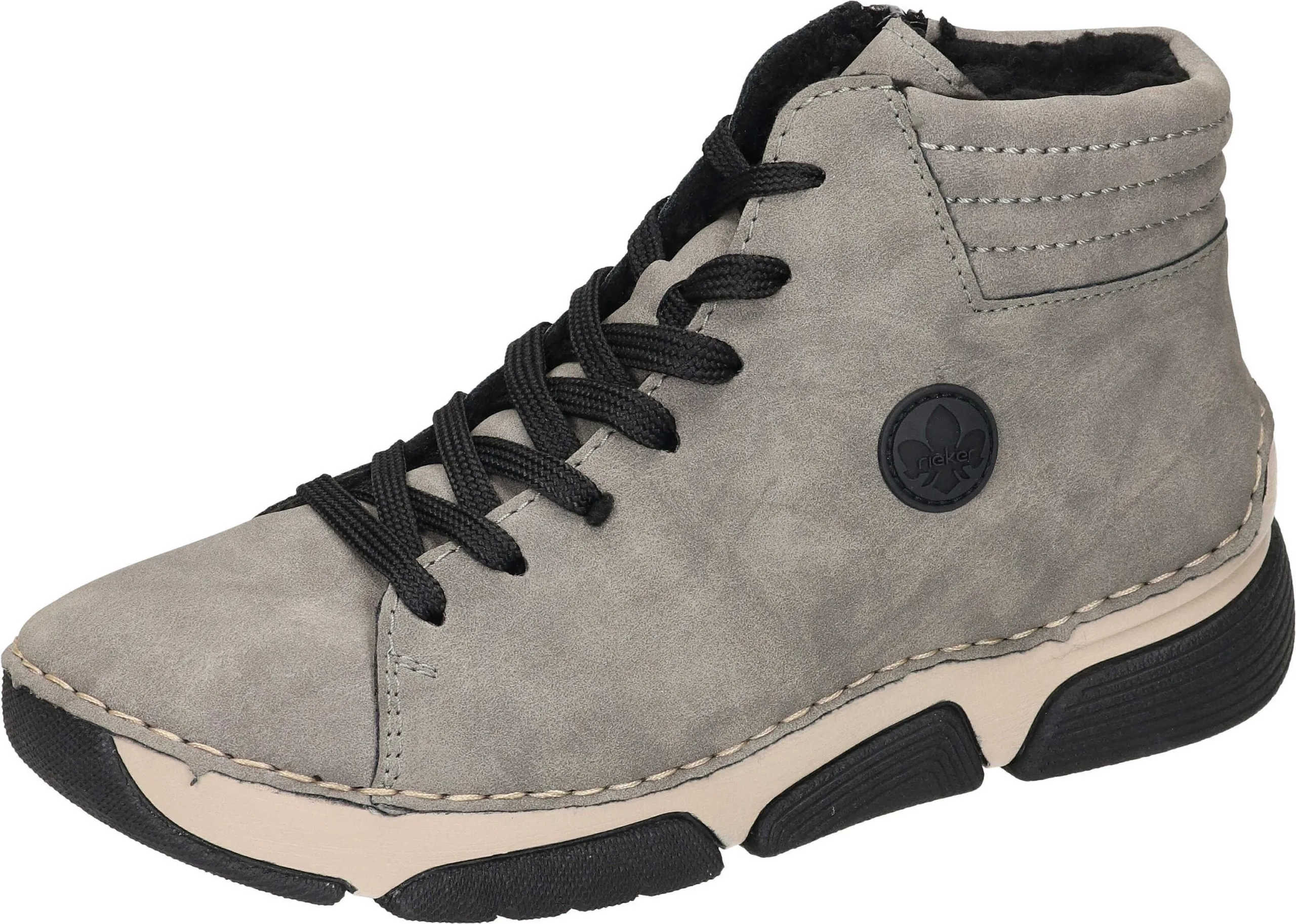 Rieker Schnürstiefeletten In Grey 3 Rieker Schnürstiefeletten In Grey