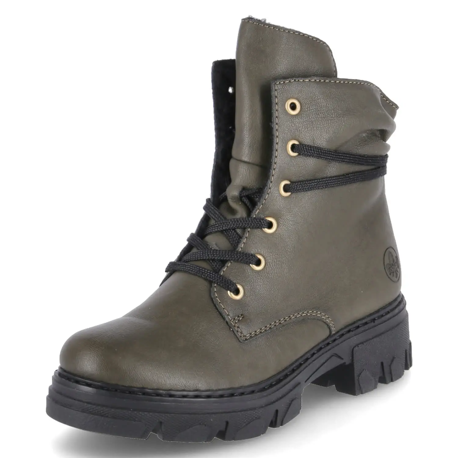 Rieker Schnürstiefeletten In Grün 4 Rieker Schnürstiefeletten In Grün – Bild 2