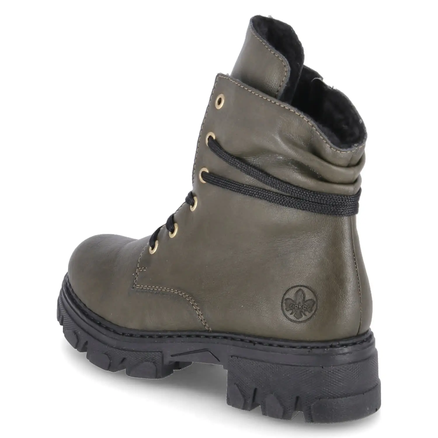 Rieker Schnürstiefeletten In Grün 5 Rieker Schnürstiefeletten In Grün – Bild 3