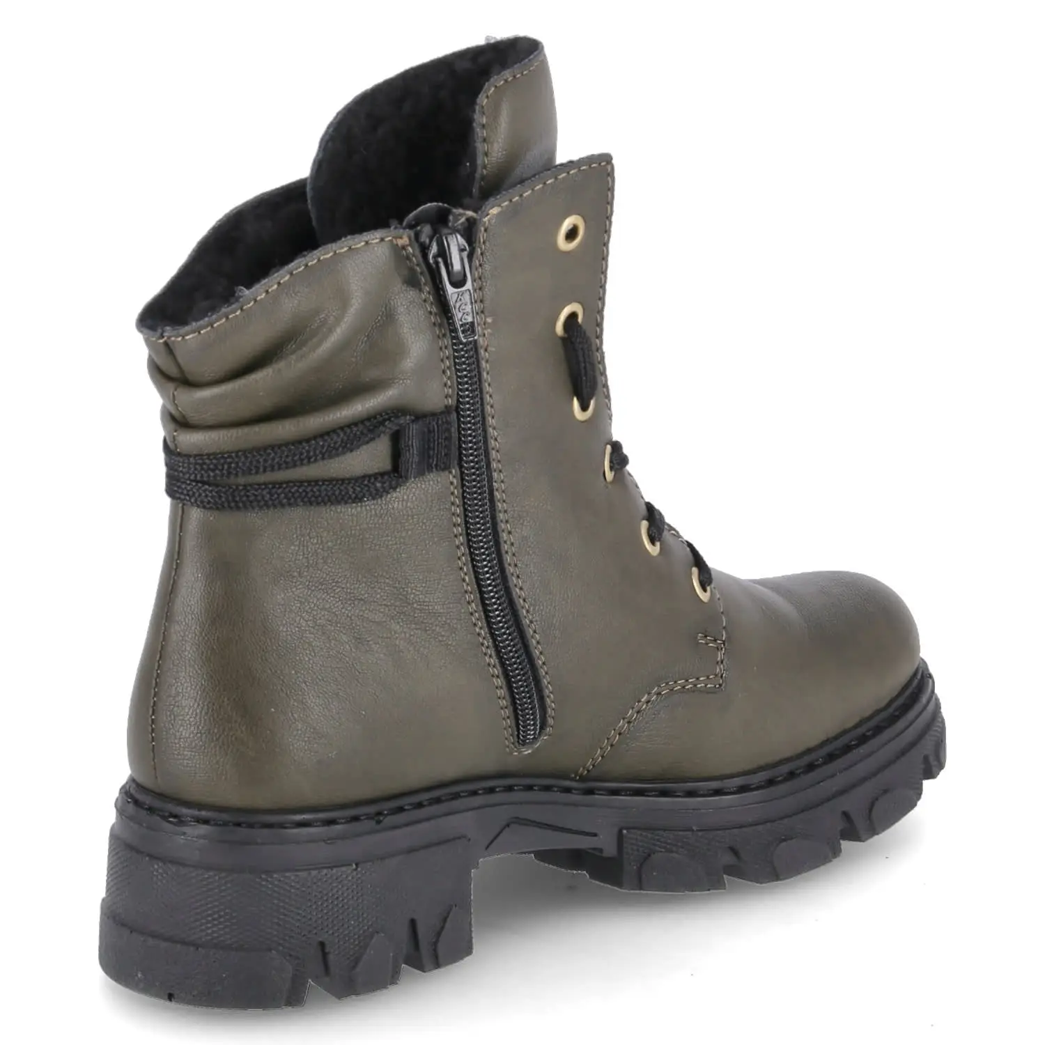 Rieker Schnürstiefeletten In Grün 6 Rieker Schnürstiefeletten In Grün – Bild 4