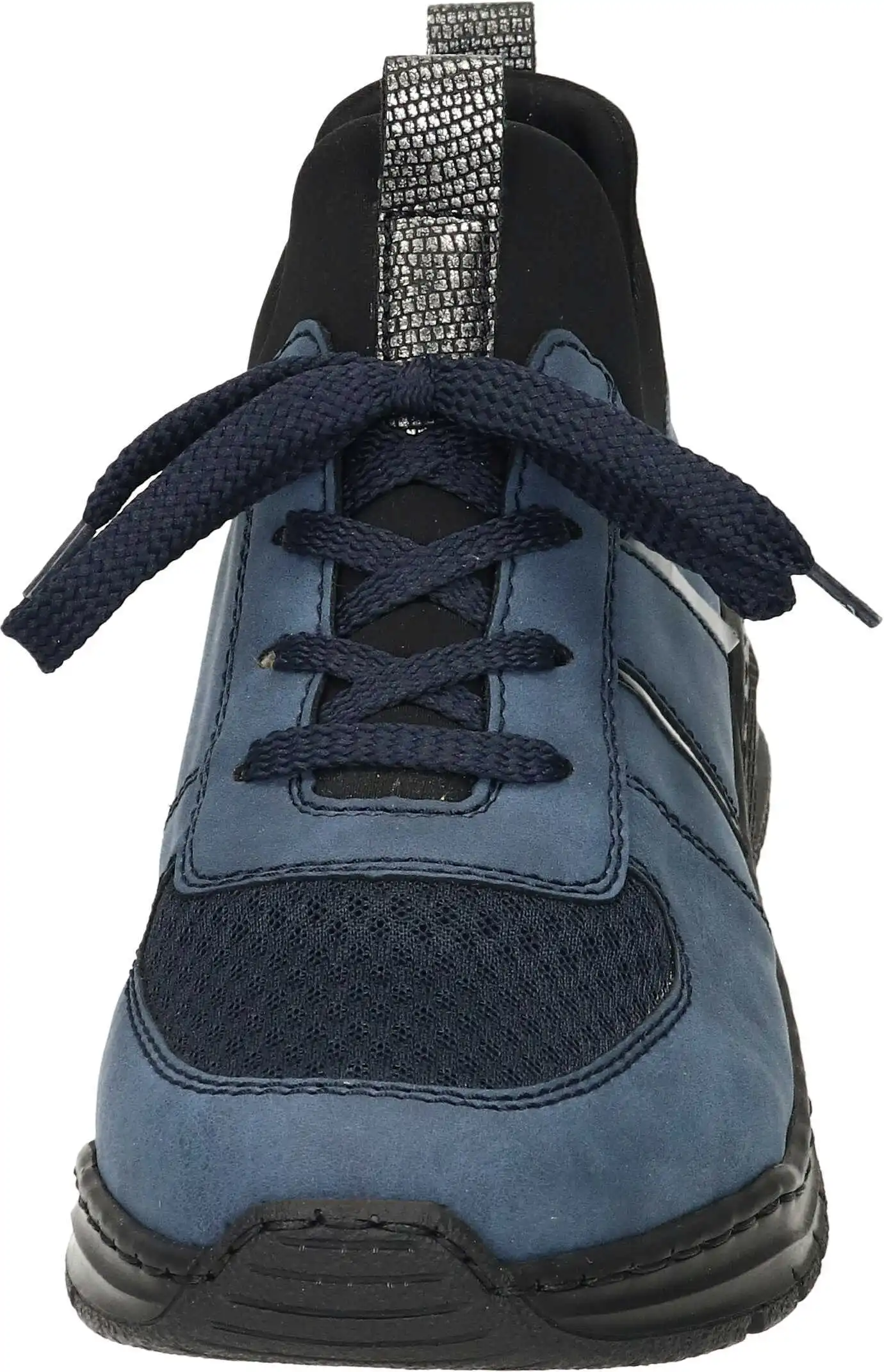 Rieker Schnürstiefeletten In Jeans/pazifik/marine/schwarz-metallic/schwarz 5 Rieker Schnürstiefeletten In Jeans/pazifik/marine/schwarz-metallic/schwarz – Bild 3