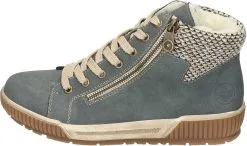 Rieker Schnürstiefeletten In Jeans/schwarz-kiesel 9 Rieker Schnürstiefeletten In Jeans/schwarz-kiesel -Rieker rieker schnurstiefeletten in jeans schwarz kiesel 1