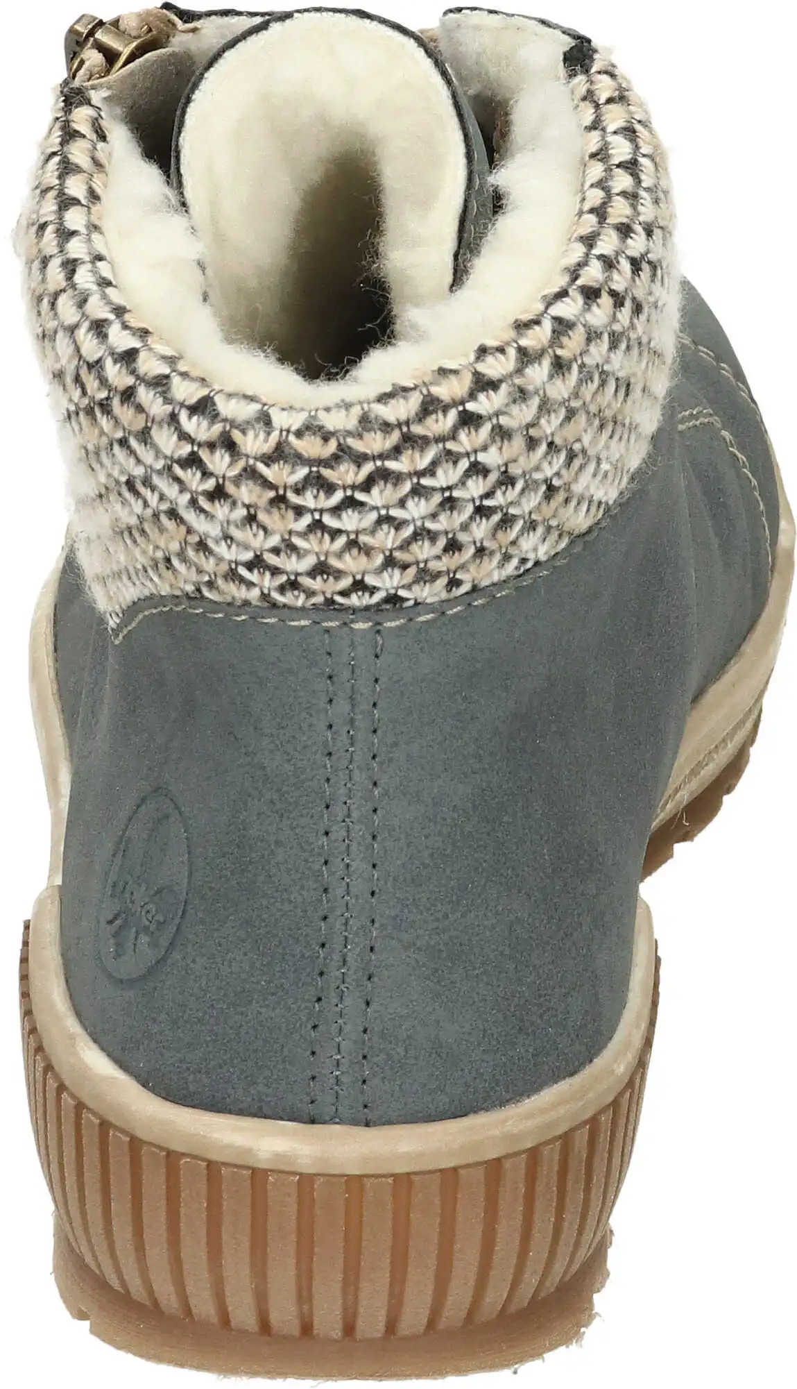 Rieker Schnürstiefeletten In Jeans/schwarz-kiesel 7 Rieker Schnürstiefeletten In Jeans/schwarz-kiesel – Bild 5