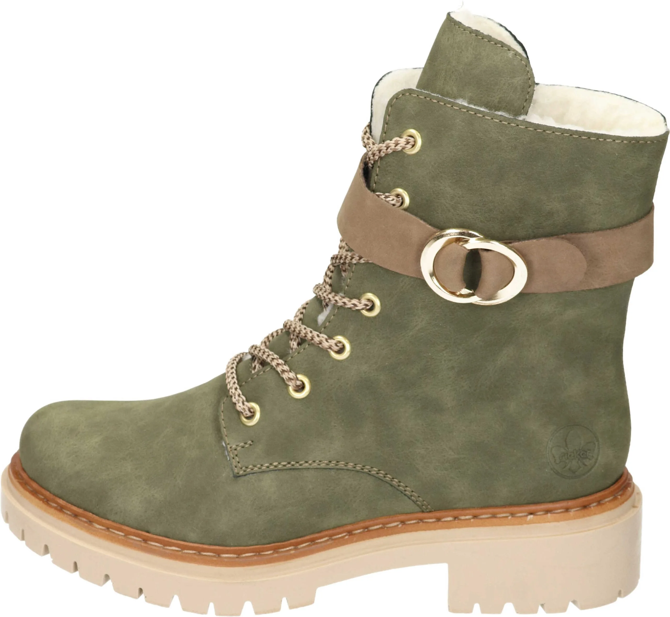 Rieker Schnürstiefeletten In Liane/fango 4 Rieker Schnürstiefeletten In Liane/fango – Bild 2