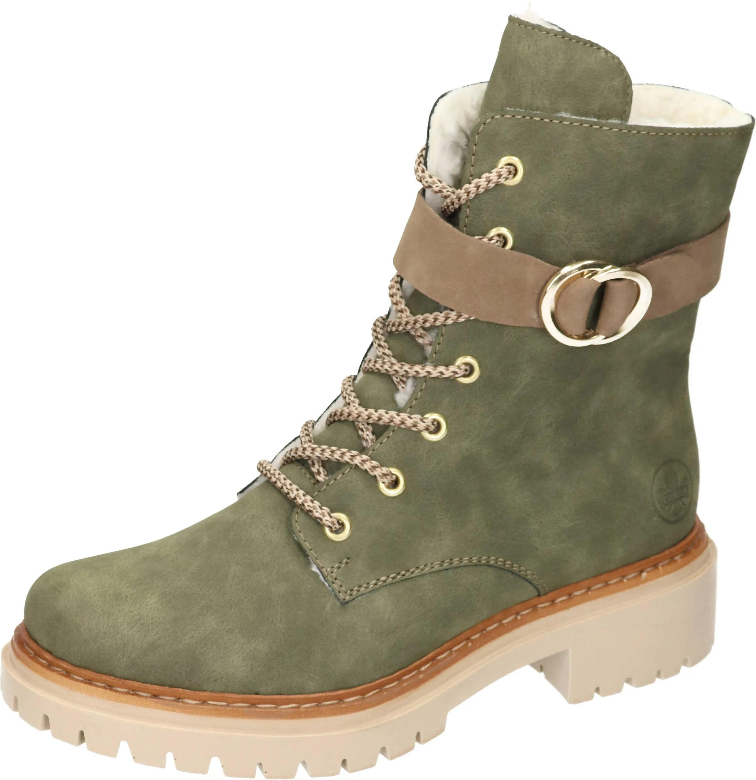 Rieker Schnürstiefeletten In Liane/fango 3 Rieker Schnürstiefeletten In Liane/fango