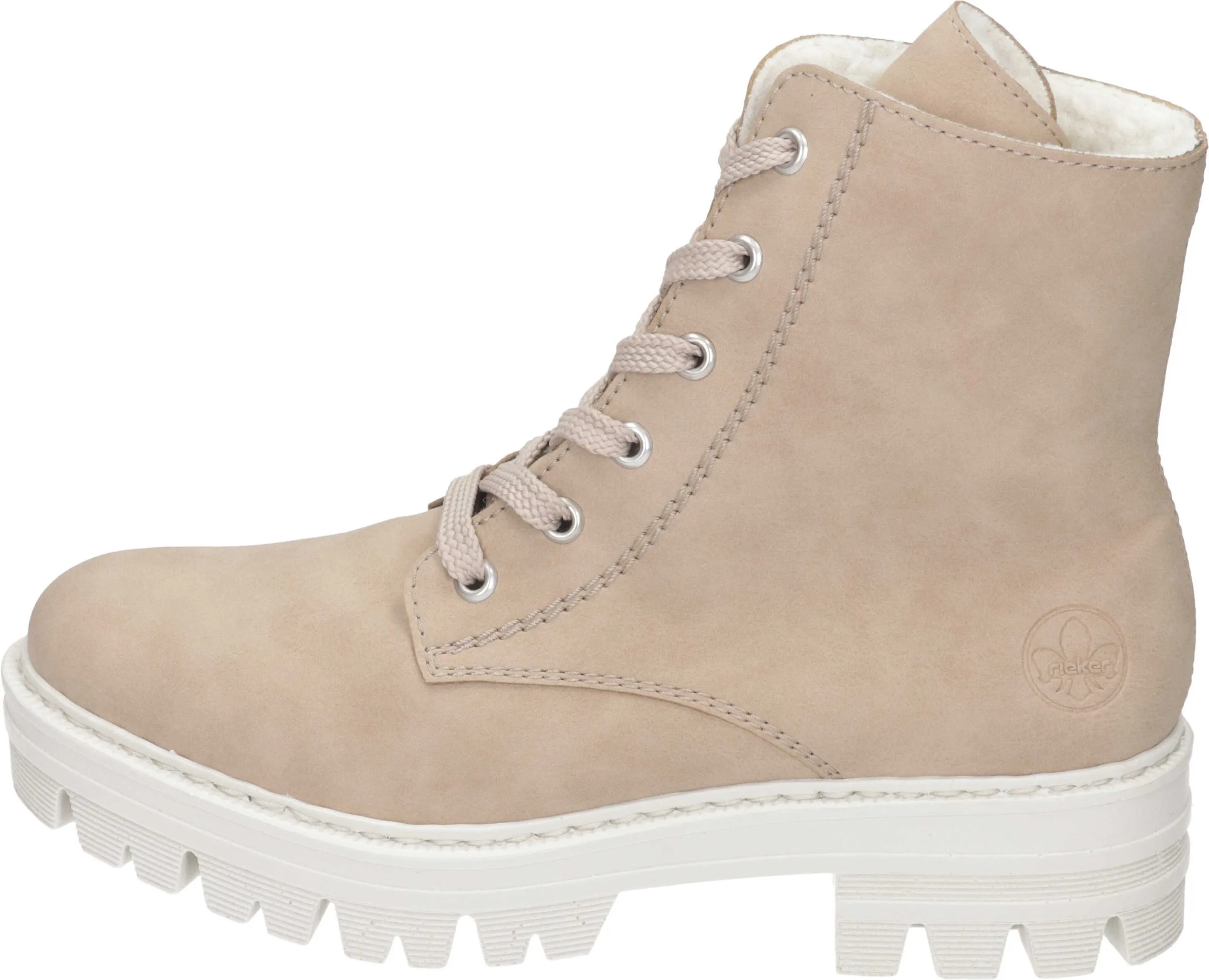 Rieker Schnürstiefeletten In Porzellan 4 Rieker Schnürstiefeletten In Porzellan – Bild 2