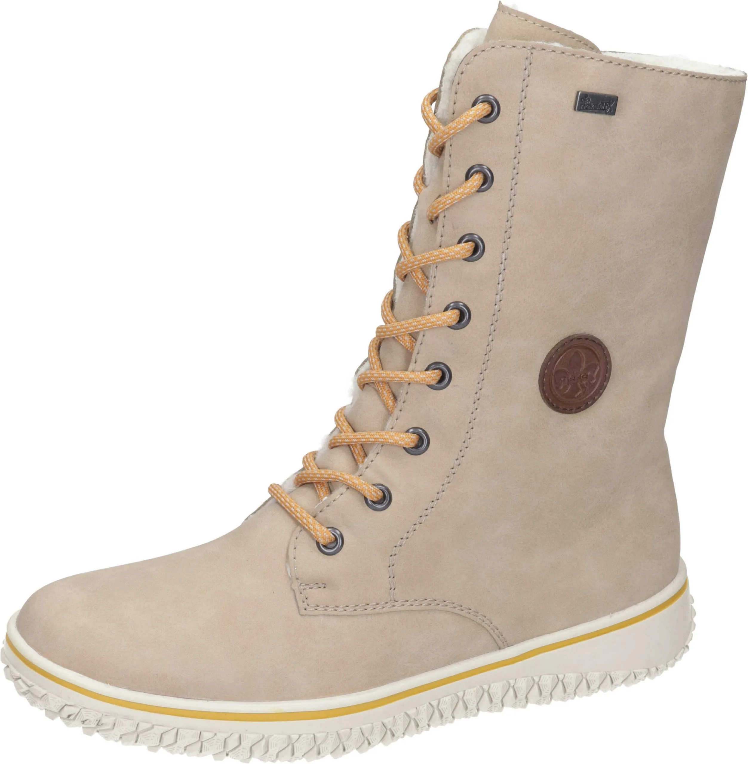 Rieker Schnürstiefeletten In Porzellan/mogano 3 Rieker Schnürstiefeletten In Porzellan/mogano