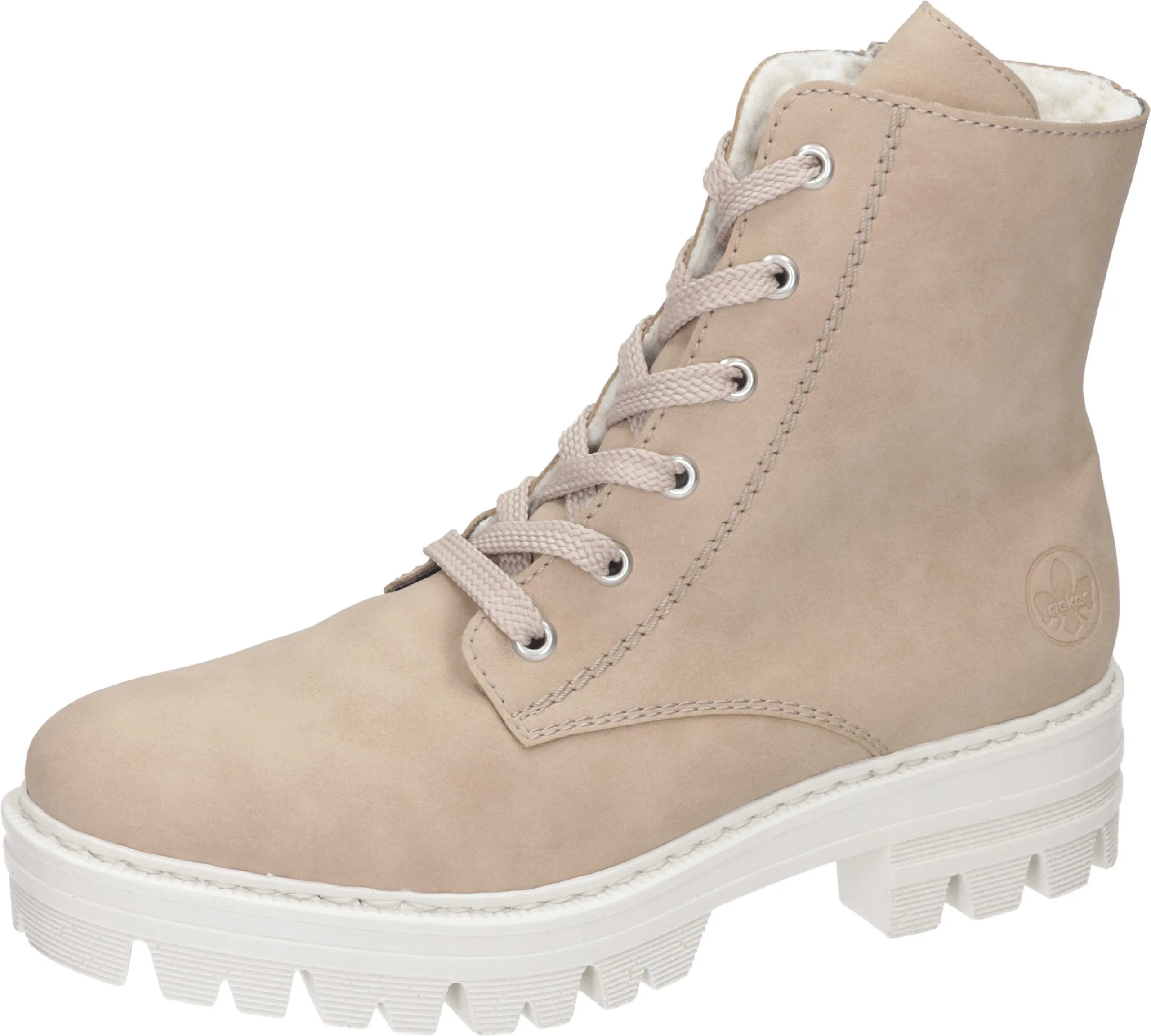 Rieker Schnürstiefeletten In Porzellan 3 Rieker Schnürstiefeletten In Porzellan