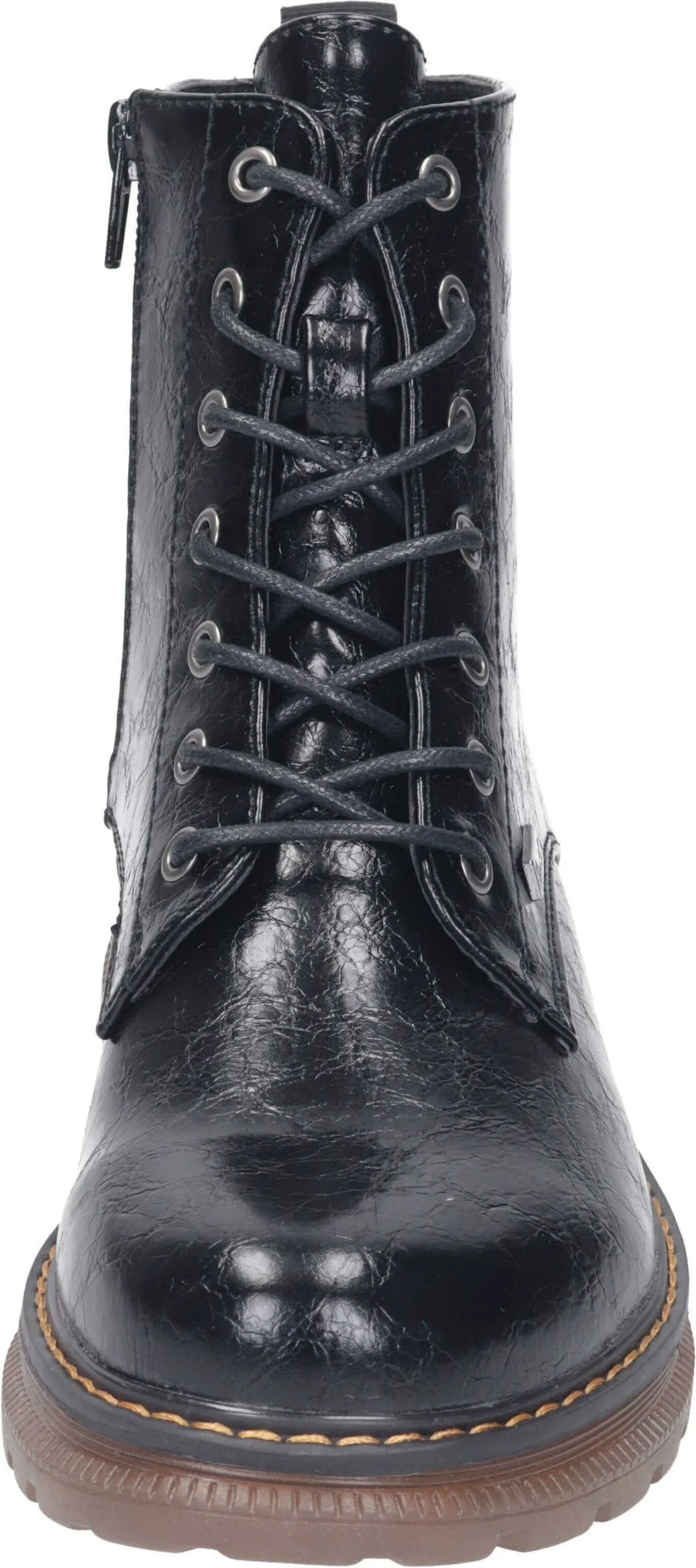 Rieker Schnürstiefeletten In Schwarz 5 Rieker Schnürstiefeletten In Schwarz – Bild 3