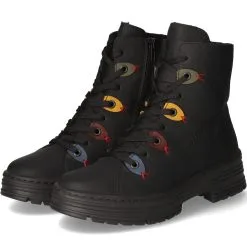 Rieker Schnürstiefeletten In Schwarz