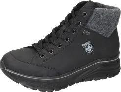 Rieker Schnürstiefeletten In Schwarz/anthrazit