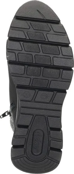 Rieker Schnürstiefeletten In Schwarz/anthrazit -Rieker rieker schnurstiefeletten in schwarz anthrazit 5