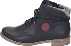 Rieker Schnürstiefeletten In Schwarz/grau-rost/wine 9 Rieker Schnürstiefeletten In Schwarz/grau-rost/wine -Rieker rieker schnurstiefeletten in schwarz grau rost wine 1