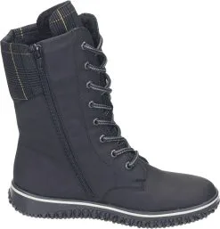 Rieker Schnürstiefeletten In Schwarz/schwarz-gold 11 Rieker Schnürstiefeletten In Schwarz/schwarz-gold -Rieker rieker schnurstiefeletten in schwarz schwarz gold 3