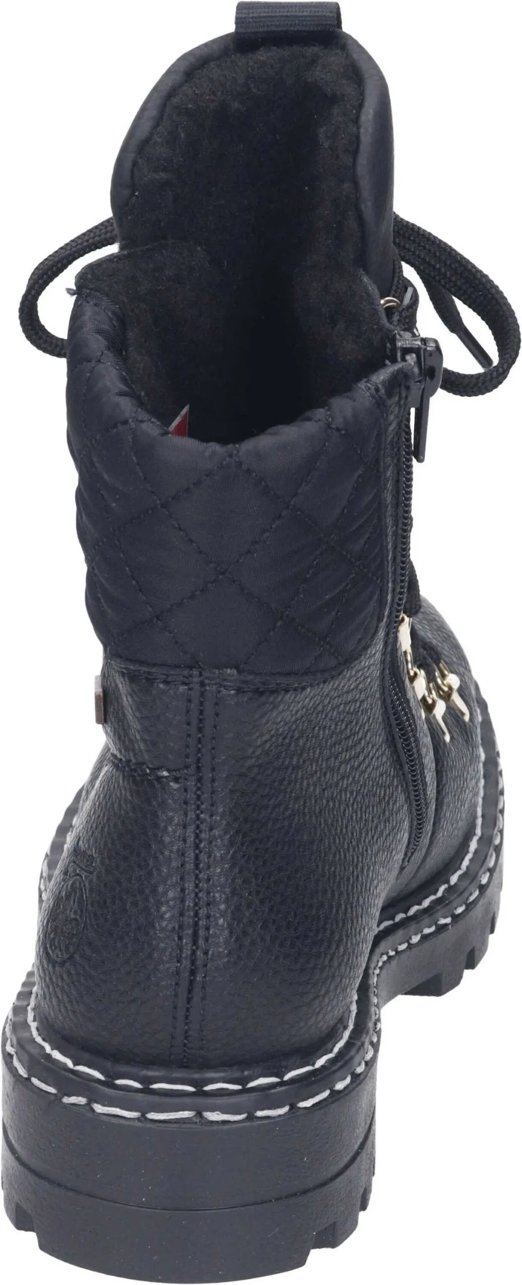 Rieker Schnürstiefeletten In Schwarz/schwarz/schwarz 7 Rieker Schnürstiefeletten In Schwarz/schwarz/schwarz – Bild 5