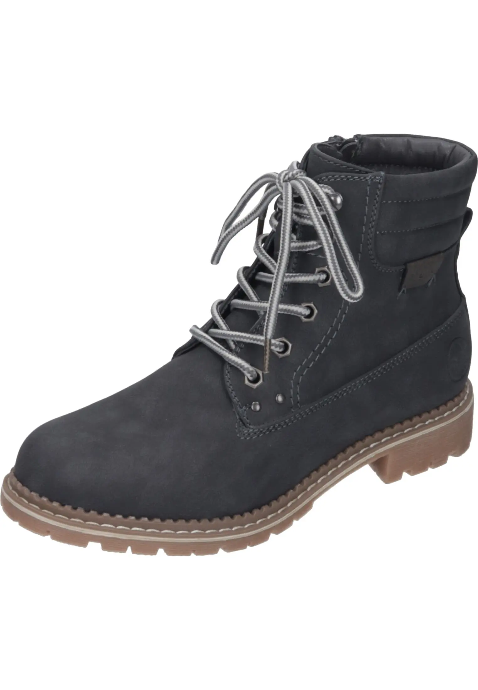 Rieker Schnürstiefeletten In Smoke/graphit 3 Rieker Schnürstiefeletten In Smoke/graphit