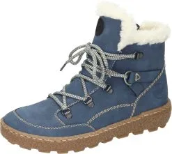 Rieker Schnürstiefeletten In Textil