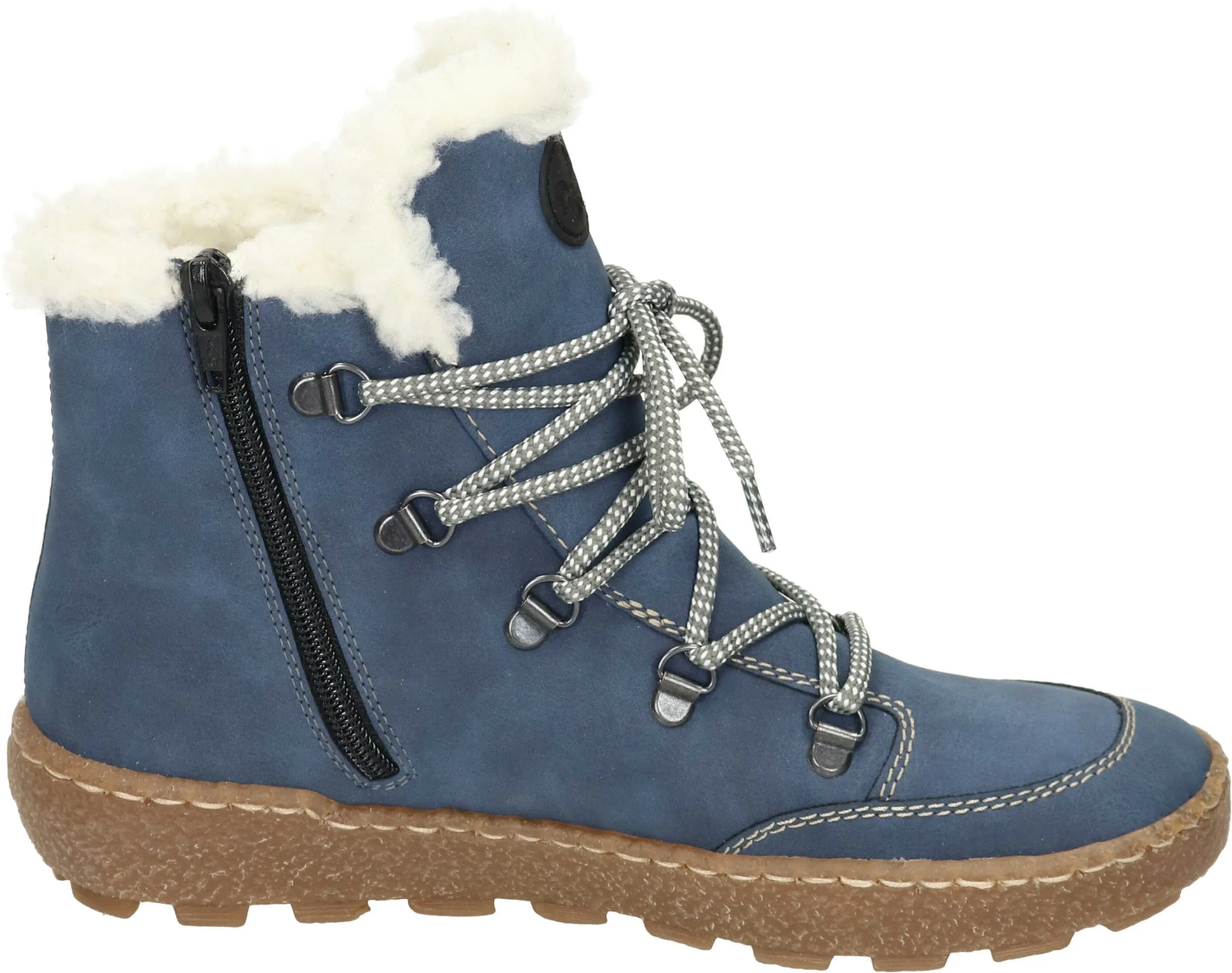 Rieker Schnürstiefeletten In Textil 6 Rieker Schnürstiefeletten In Textil – Bild 4