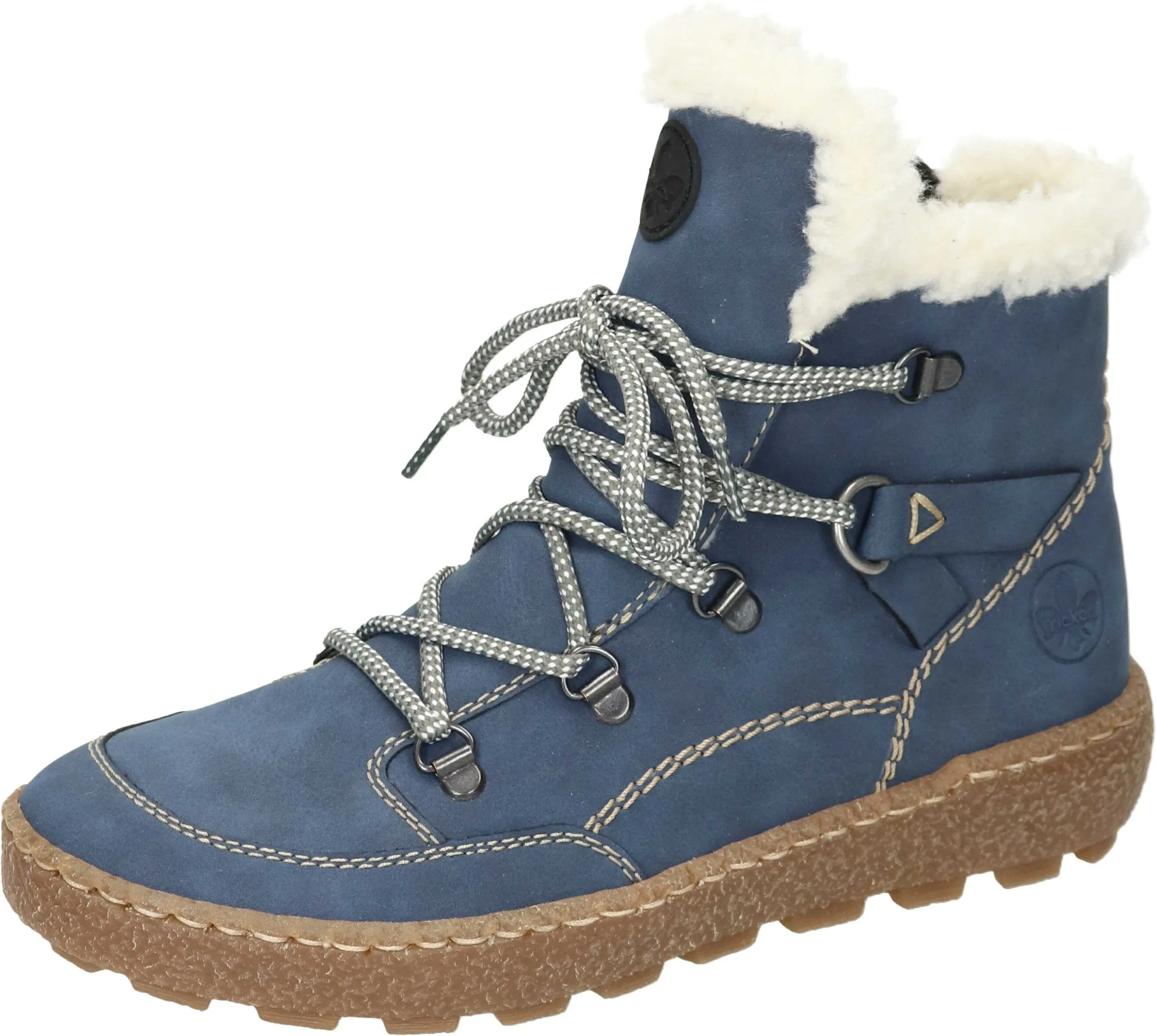 Rieker Schnürstiefeletten In Textil 3 Rieker Schnürstiefeletten In Textil