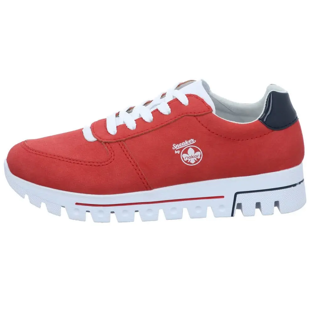Rieker Sneaker In Rot 4 Rieker Sneaker In Rot – Bild 2