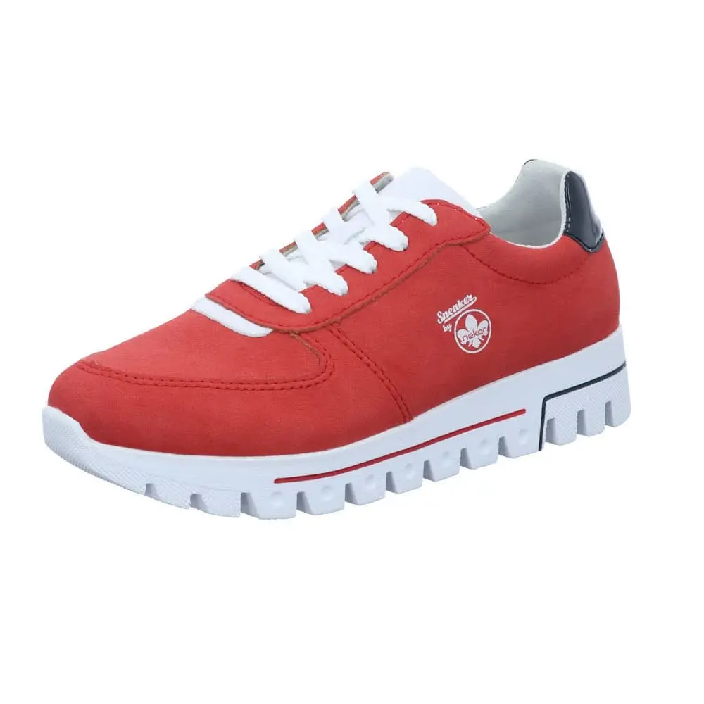 Rieker Sneaker In Rot 3 Rieker Sneaker In Rot
