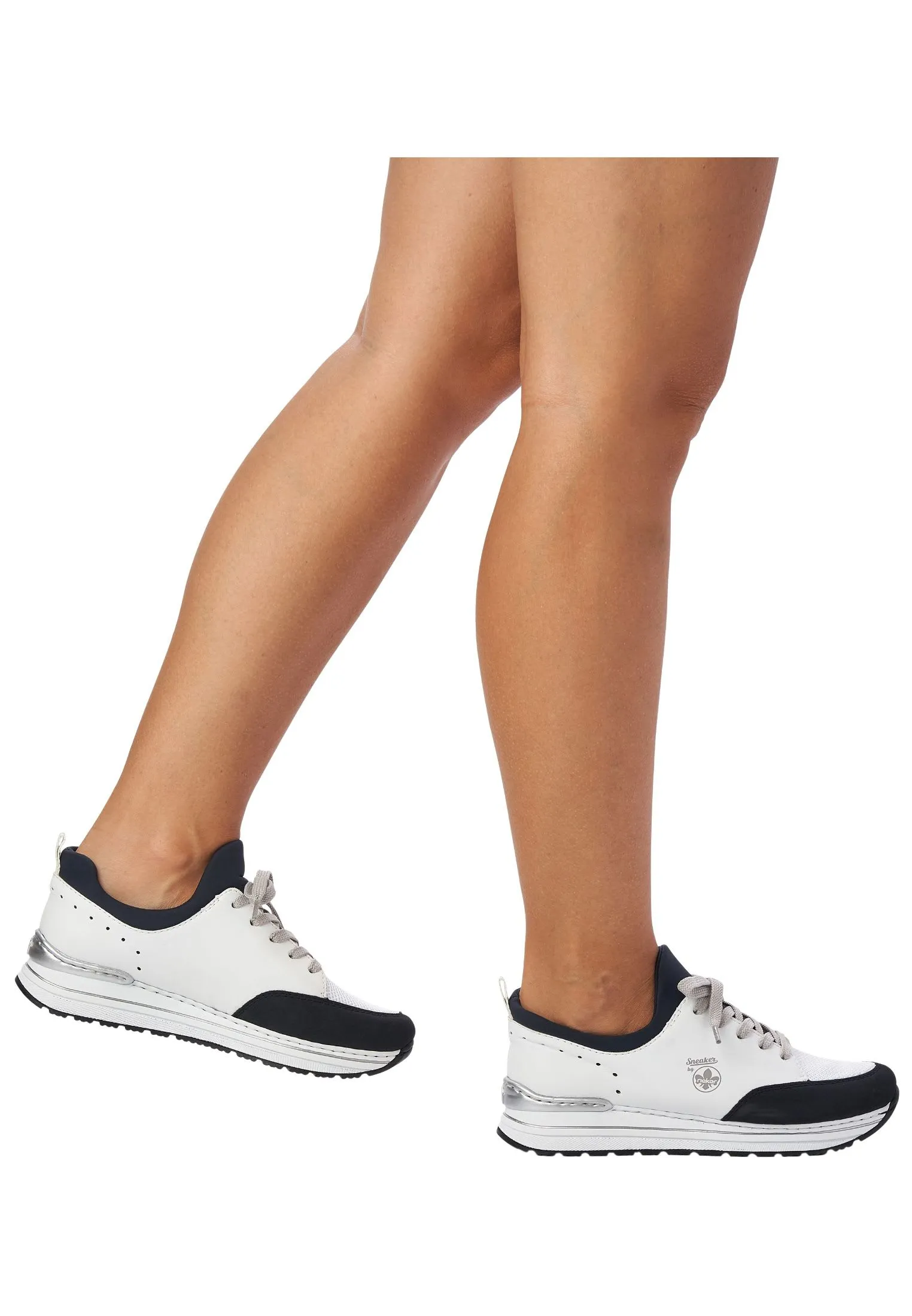 Rieker Sneaker In Weiß/Blau 6 Rieker Sneaker In Weiß/Blau – Bild 4