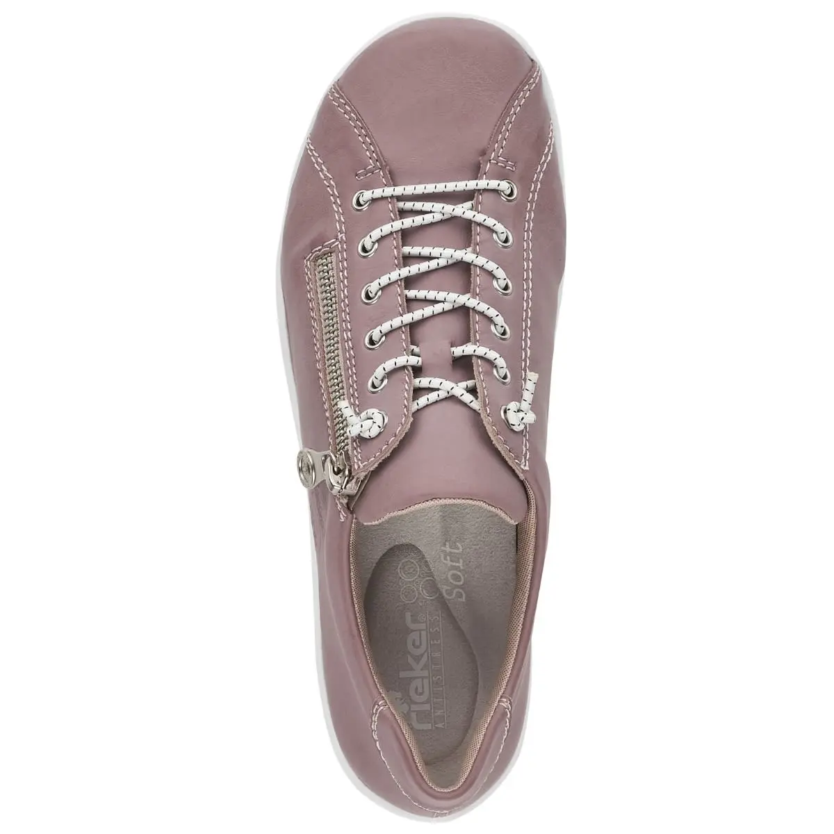 Rieker Sneaker Low L7460 In Rosa 4 Rieker Sneaker Low L7460 In Rosa – Bild 2
