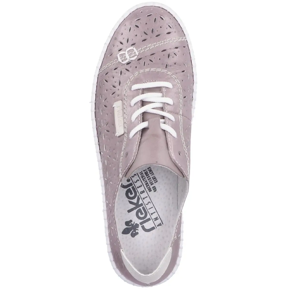 Rieker Sneaker Low M2305 In Rot 4 Rieker Sneaker Low M2305 In Rot – Bild 2