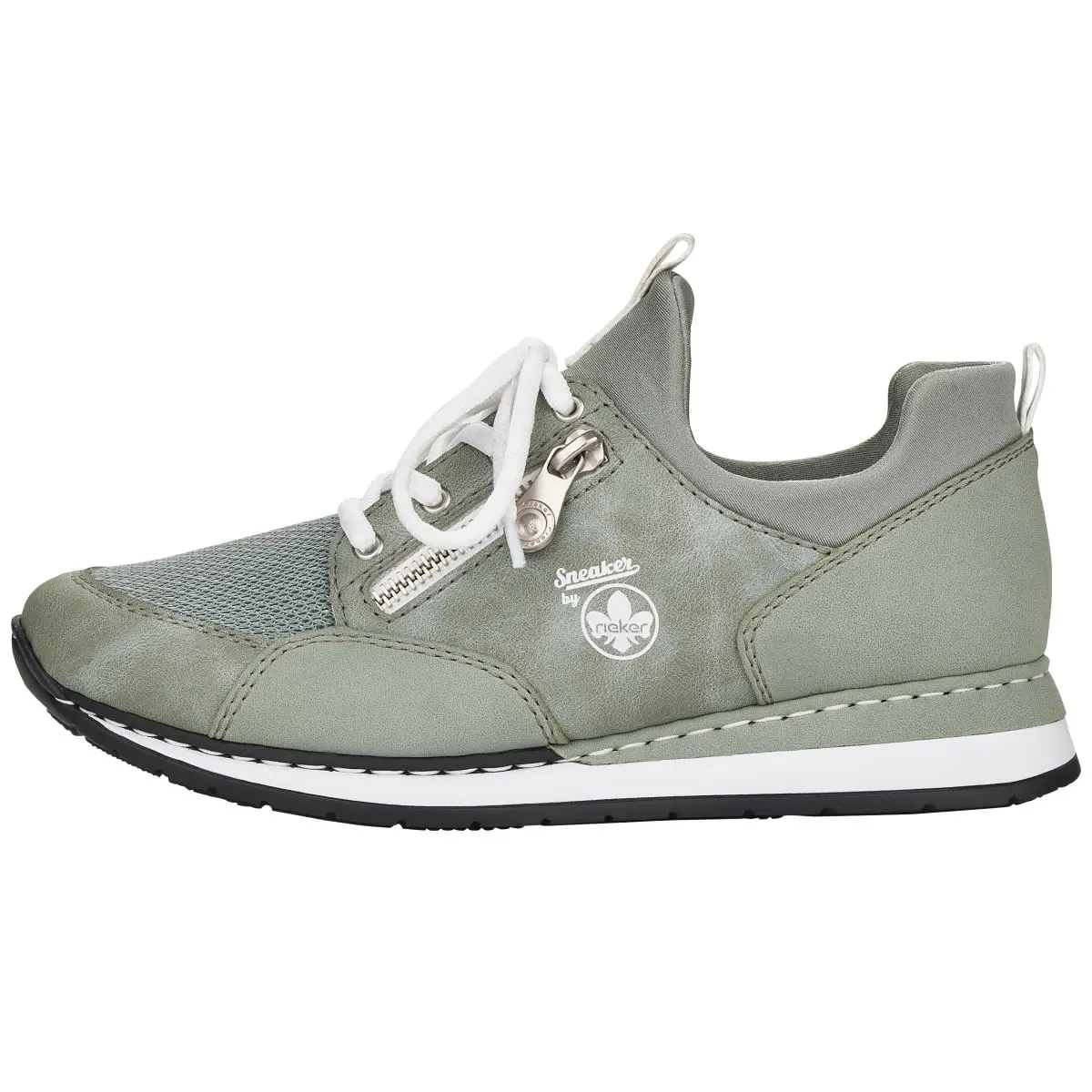 Rieker Sneaker Low N3081 In Gruen 3 Rieker Sneaker Low N3081 In Gruen