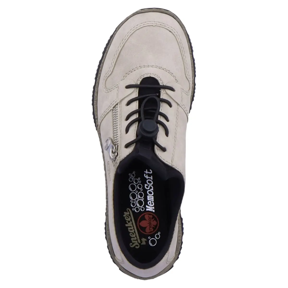 Rieker Sneaker Low N32G0 In Beige 4 Rieker Sneaker Low N32G0 In Beige – Bild 2