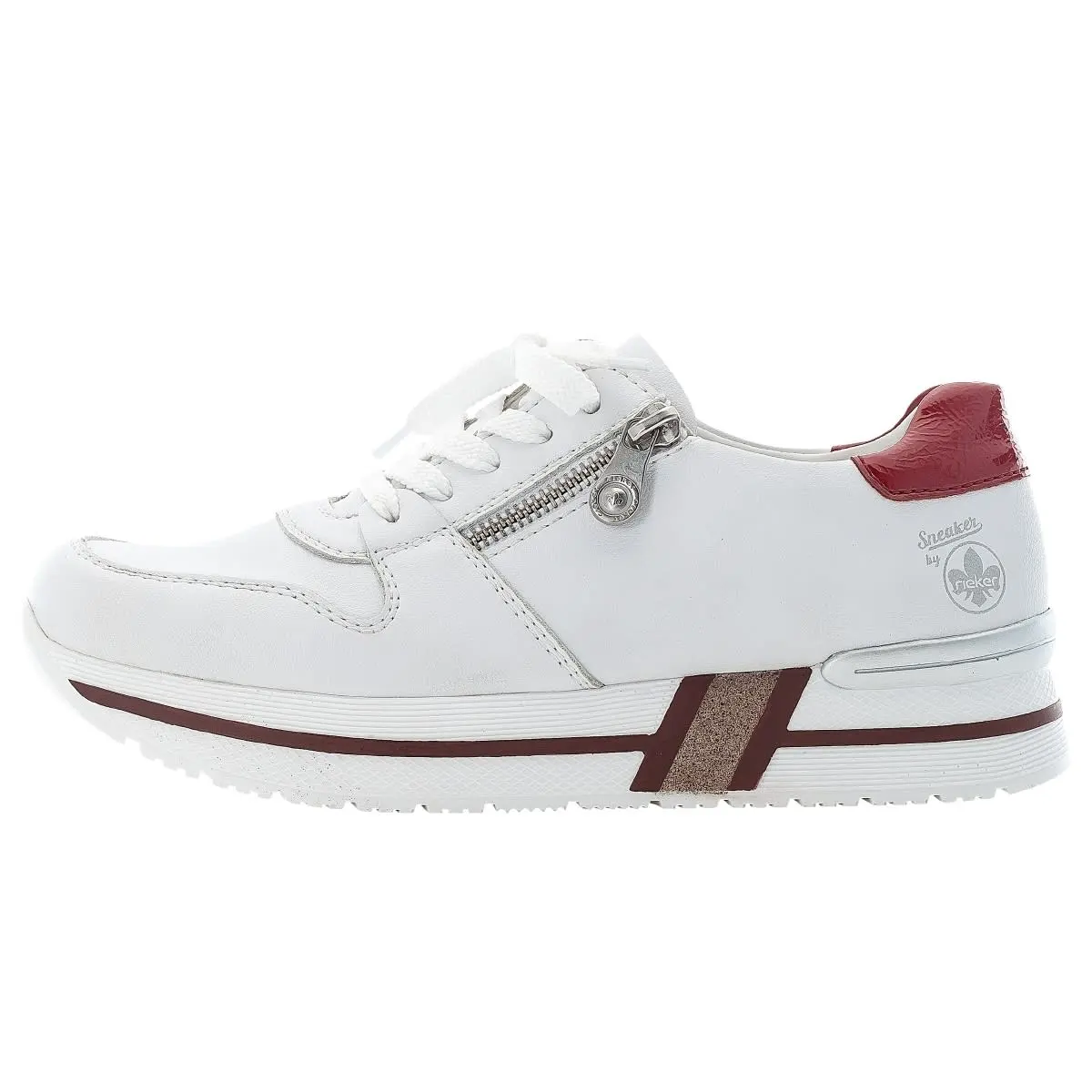 Rieker Sneaker Low N3628 In Weiss 3 Rieker Sneaker Low N3628 In Weiss