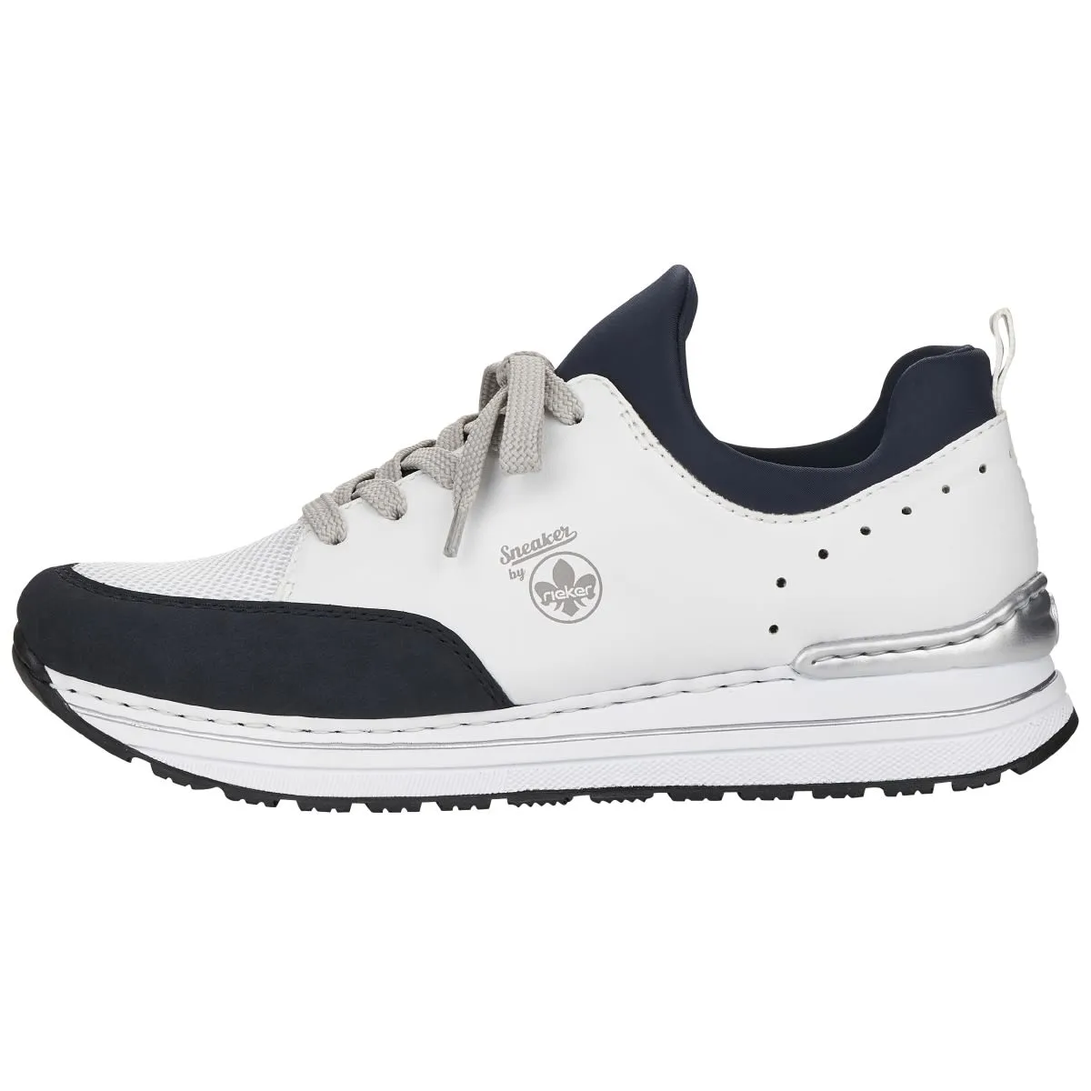 Rieker Sneaker Low N6973 In Weiss 3 Rieker Sneaker Low N6973 In Weiss