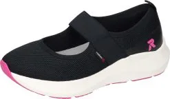 Rieker Sportliche Halbschuhe In Schwarz/schwarz/nero